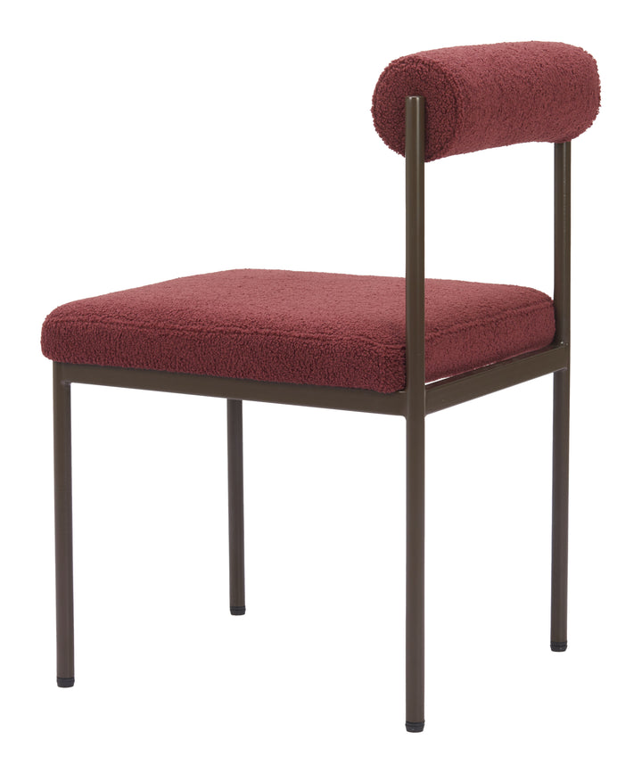 The Livorno Dining Chair Red & Bronze  Era and Style Inspired Home Decor 1