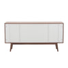 Walnut Modern Sideboard Buffet Cabinet