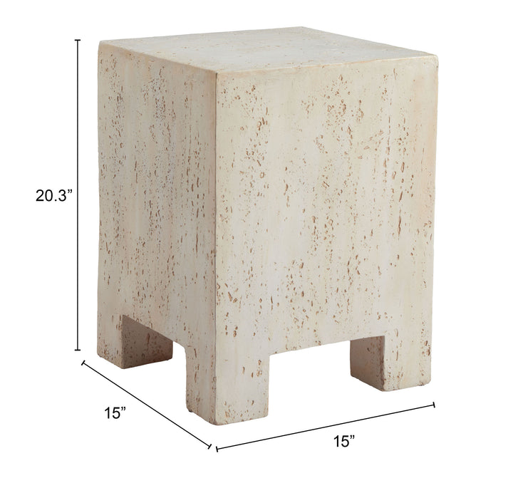 The Kitara Side Table Beige  Era and Style Inspired Home Decor 1