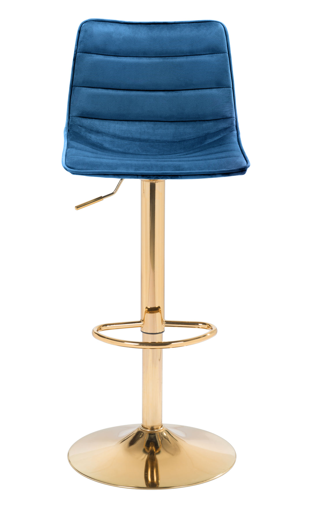 The Prima Barstool Dark Blue & Gold