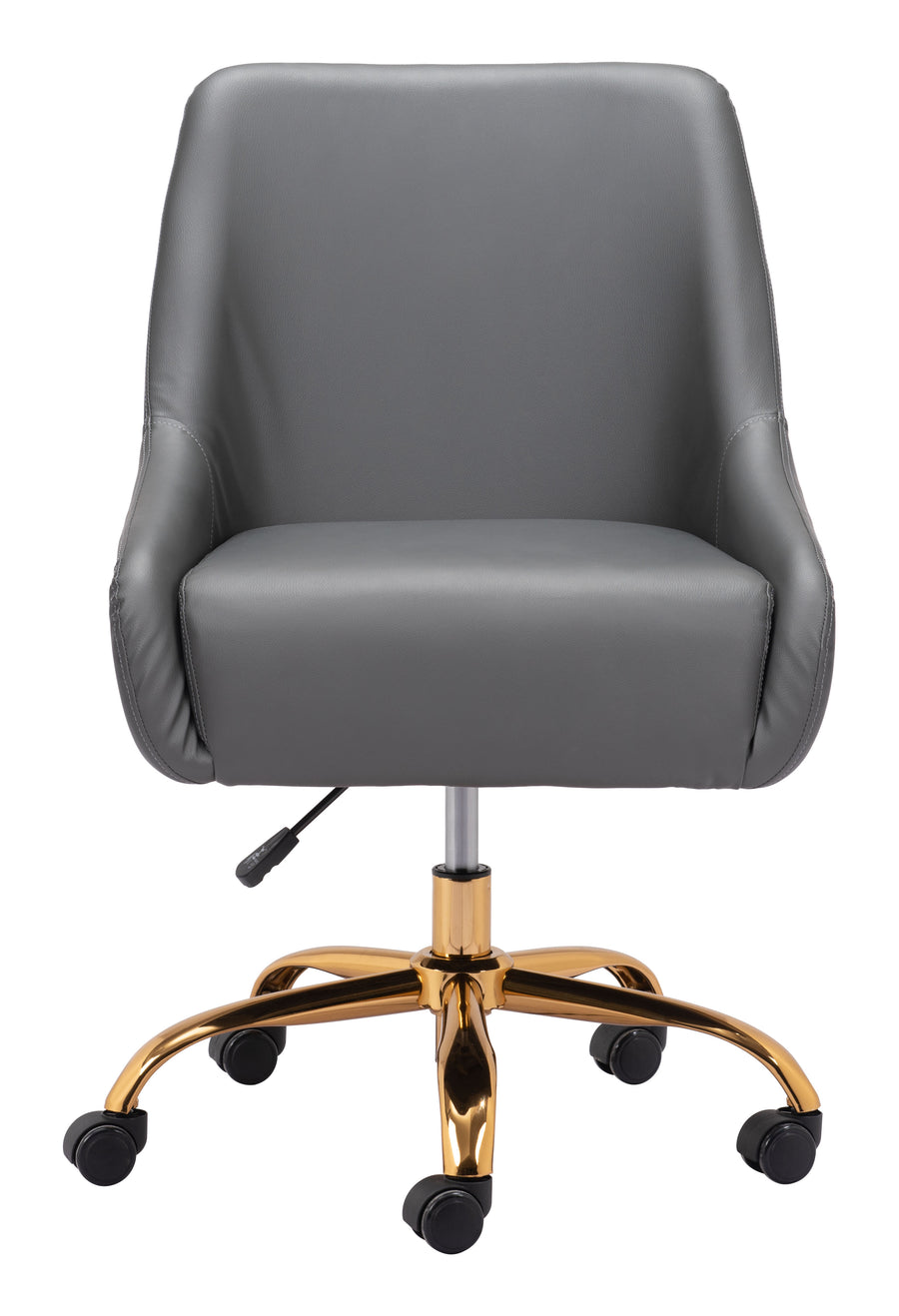 The Madelaine Office Chair Gray & Gold  Era and Style Inspired Home Decor 1