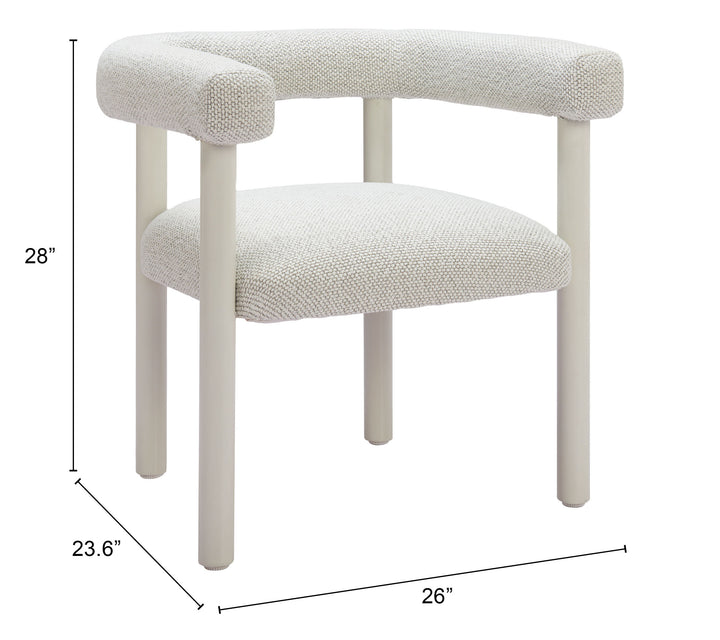 The Sunbath Dining Chair (Set of 2) White  Era and Style Inspired Home Decor 1