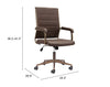 The Auction Office Chair Espresso  Era and Style Inspired Home Decor 1