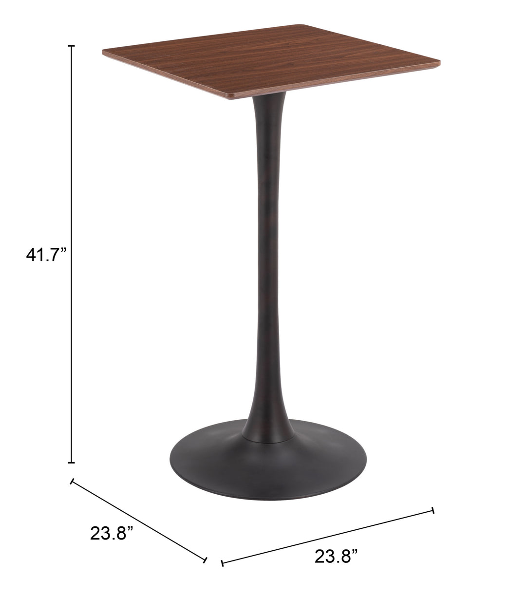 The Valleta Bar Table Brown  Era and Style Inspired Home Decor 1