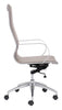 The Glider High Back Office Chair Taupe  Era and Style Inspired Home Decor 1