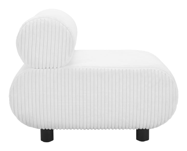 The Rahat Accent Chair White  Era and Style Inspired Home Decor 1