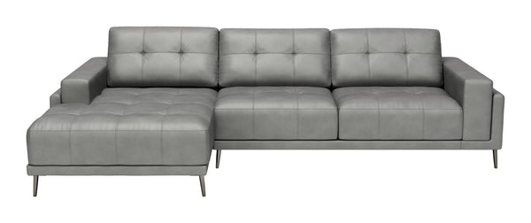 The Bliss LAF Chaise Sectional Gray  Era and Style Inspired Home Decor 1