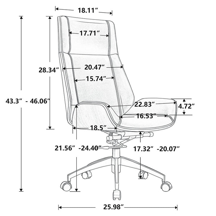 Eames-Inspired Office Chair