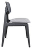 The Othello Dining Chair (Set of 2) Gray & Black  Era and Style Inspired Home Decor 1