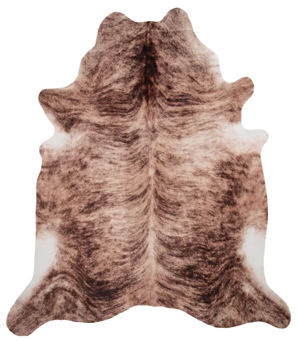 Rustic Faux Cowhide Rug