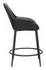 The Vila Counter Stool (Set of 2) Black  Era and Style Inspired Home Decor 1