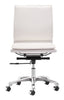 The Lider Plus Armless Office Chair White  Era and Style Inspired Home Decor 1