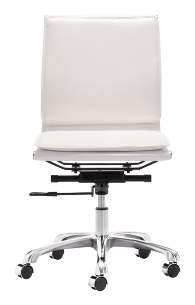 The Lider Plus Armless Office Chair White  Era and Style Inspired Home Decor 1