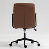 Ergonomic Faux Leather Office Chair in Classic Brown