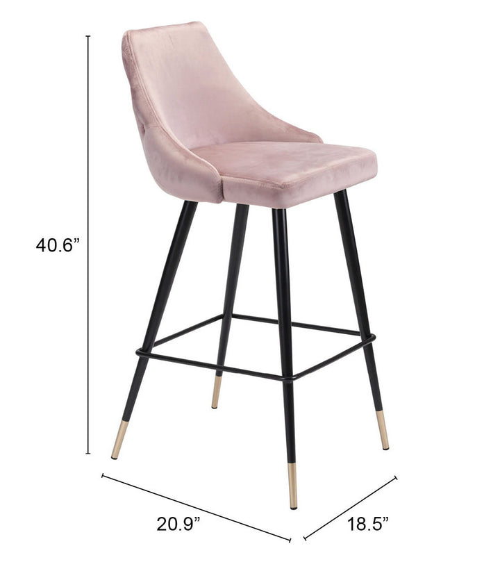 The Piccolo Barstool Pink  Era and Style Inspired Home Decor 1