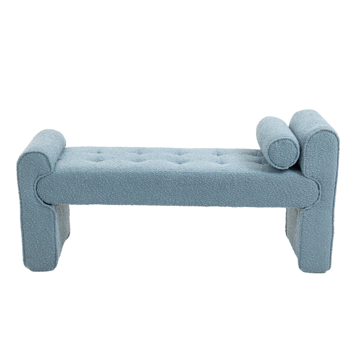 Loop Gauze Modern Ottoman Bench