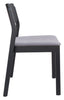 The Desdamona Dining Chair (Set of 2) Gray & Black  Era and Style Inspired Home Decor 1