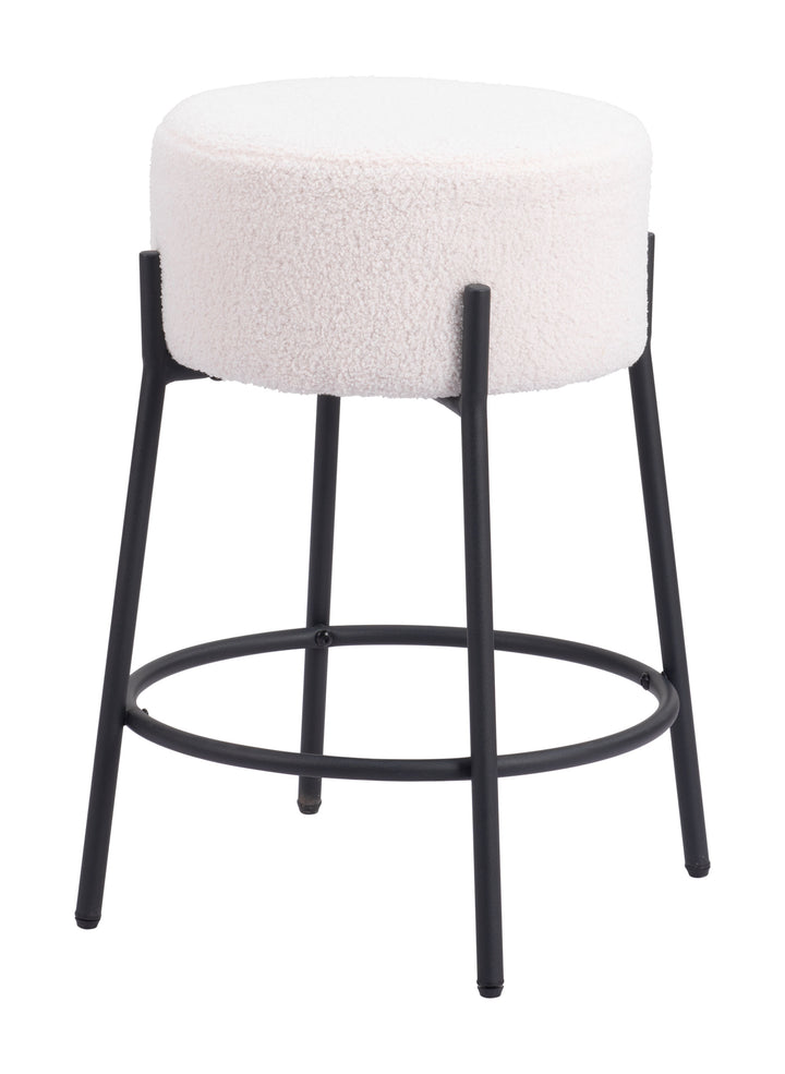 The Blanche Counter Stool (Set of 2) Ivory  Era and Style Inspired Home Decor 1