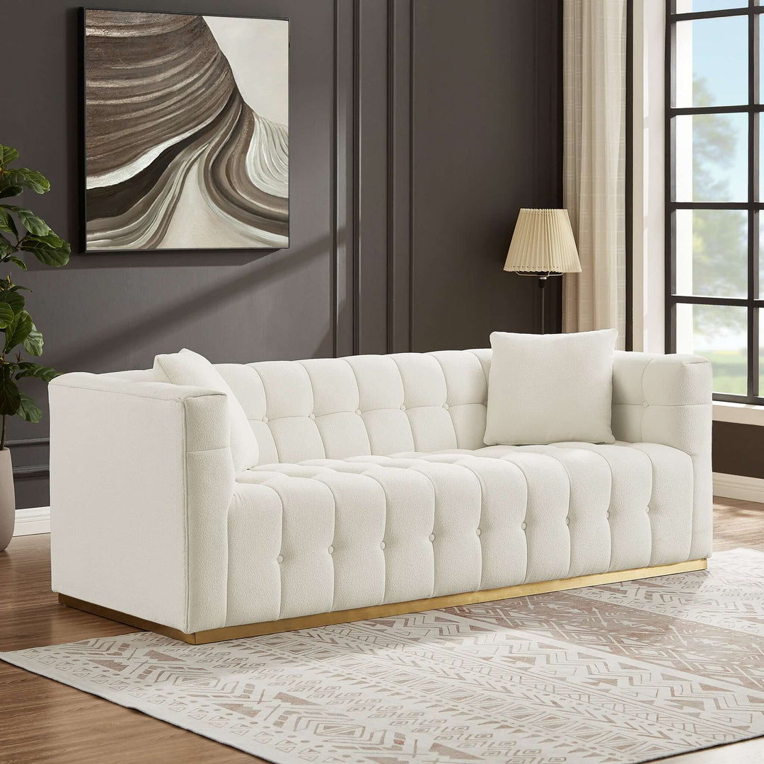 The Eleanor Sofa Beige Boucle Era and Style Inspired Home Décor 1