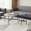 The Malo Coffee Table Set (2-Piece) Gray & Black  Era and Style Inspired Home Decor 1