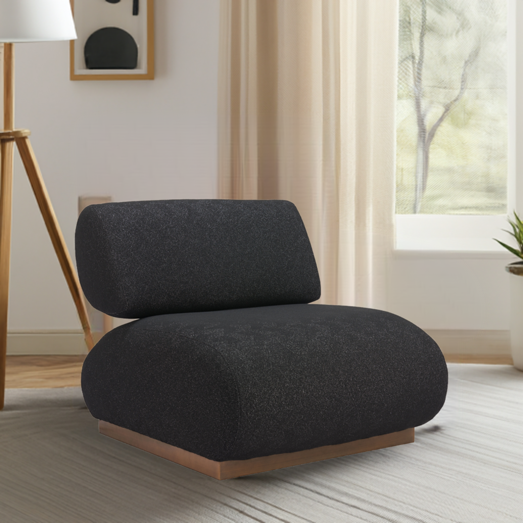 The Barsa Accent Chair Black