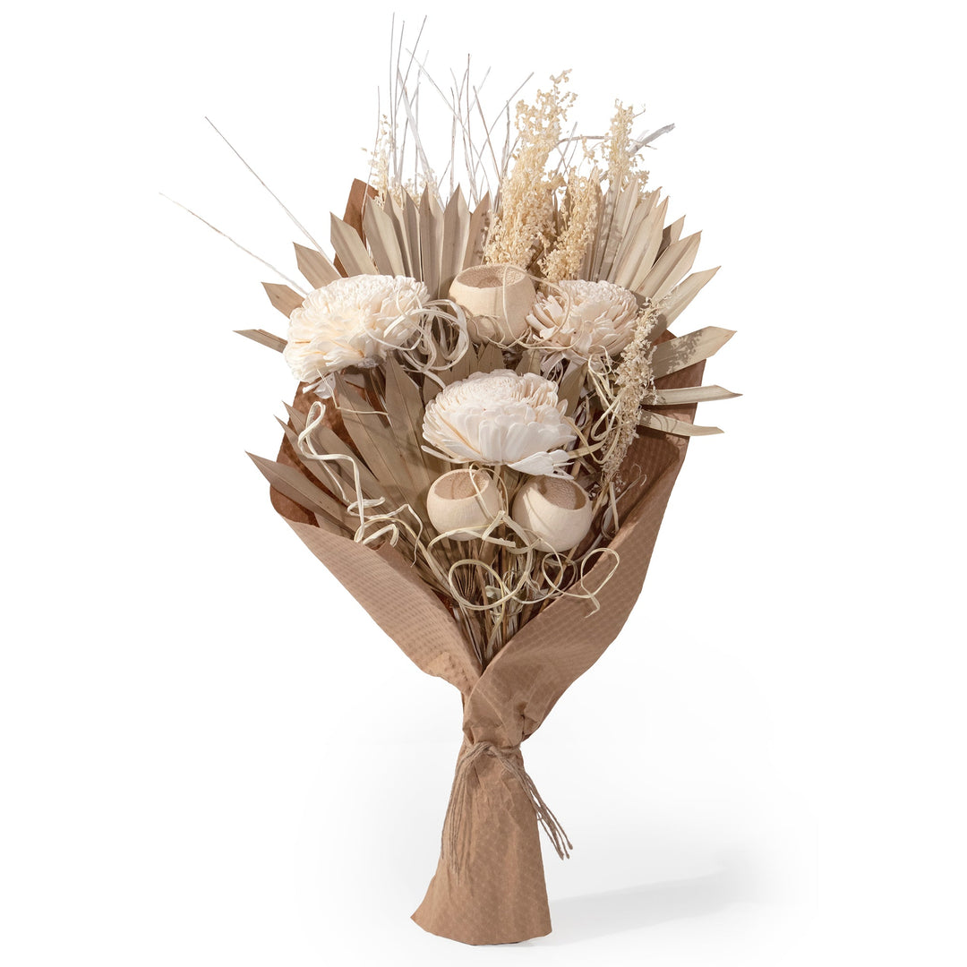 Sola Flower and Natural Palm Bouquet