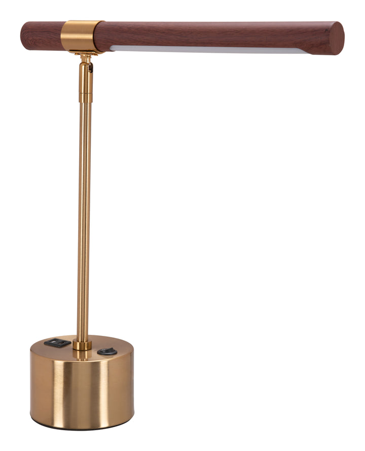 The Kippy Table Lamp Brown & Brass  Era and Style Inspired Home Decor 1