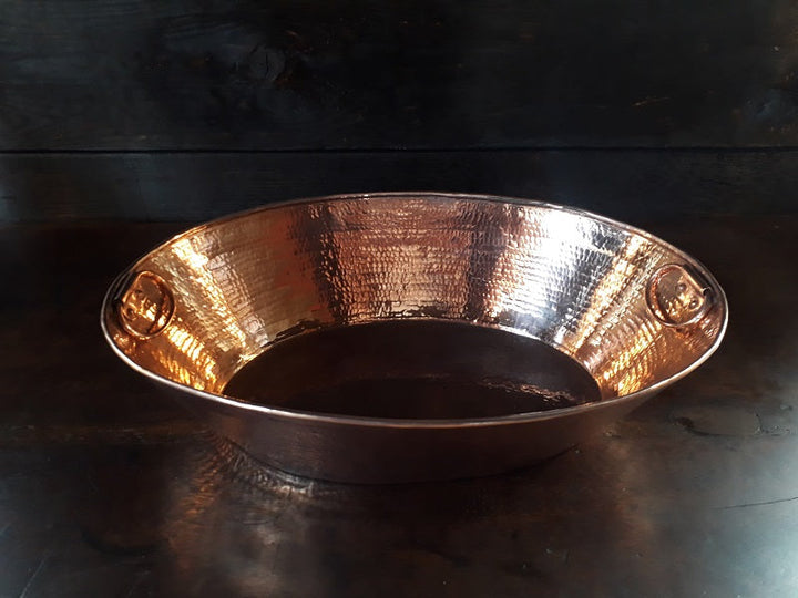 Large Copper Ice Bucket 21"