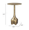 The Lexi Side Table Antique Brass  Era and Style Inspired Home Decor 1