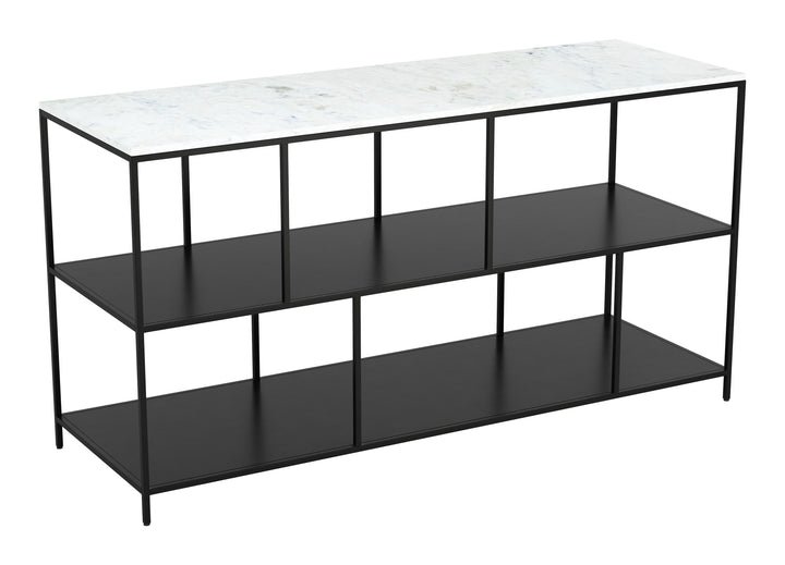 The Singularity Console Table White & Black  Era and Style Inspired Home Decor 1