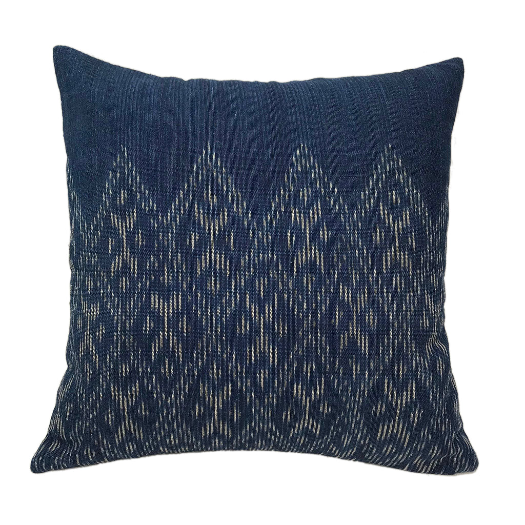 Indigo Diamond Pillow Cover by SLATE + SALT