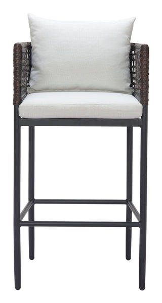 The Palm Paradise Barstool Gray  Era and Style Inspired Home Decor 1