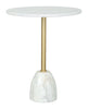 The Cynthia Side Table White & Gold  Era and Style Inspired Home Decor 1