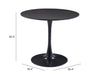 The Opus Dining Table Black  Era and Style Inspired Home Decor 1