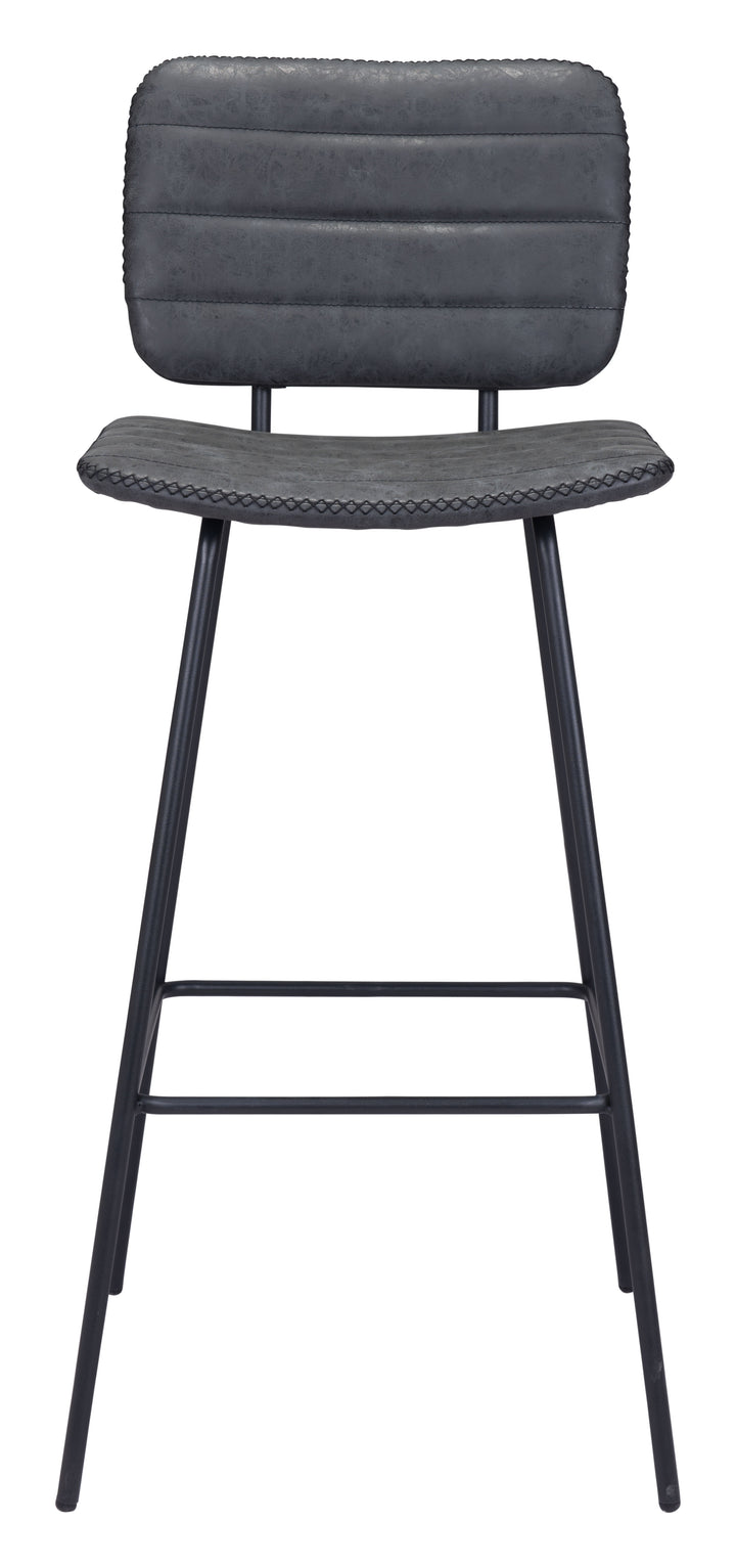 The Boston Barstool (Set of 2) Vintage Black  Era and Style Inspired Home Decor 1