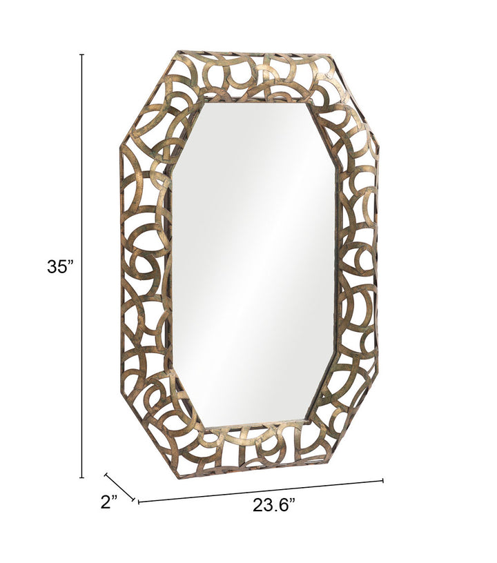 The Kin Mirror Bronze  Era and Style Inspired Home Decor 1