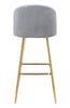 The Cozy Barstool Gray & Gold  Era and Style Inspired Home Decor 1