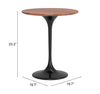 The Wilco Side Table Walnut & Black  Era and Style Inspired Home Decor 1