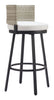 The Midnight Wave Barstool White  Era and Style Inspired Home Decor 1