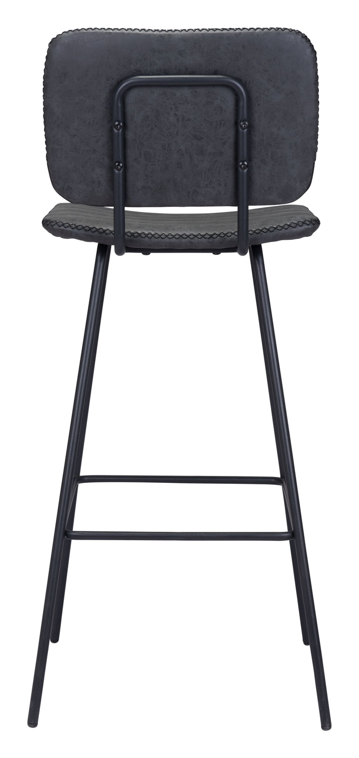 The Boston Barstool (Set of 2) Vintage Black  Era and Style Inspired Home Decor 1