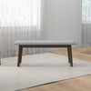 The Carlos Fabric Upholstered Solid Wood Bench 47" Era and Style Inspired Home Décor 5