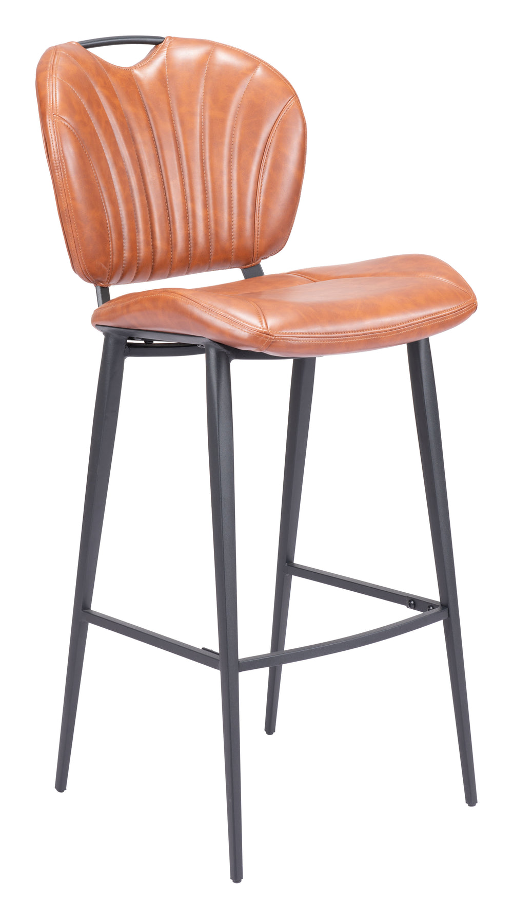 The Terrence Barstool Vintage Brown  Era and Style Inspired Home Decor 1