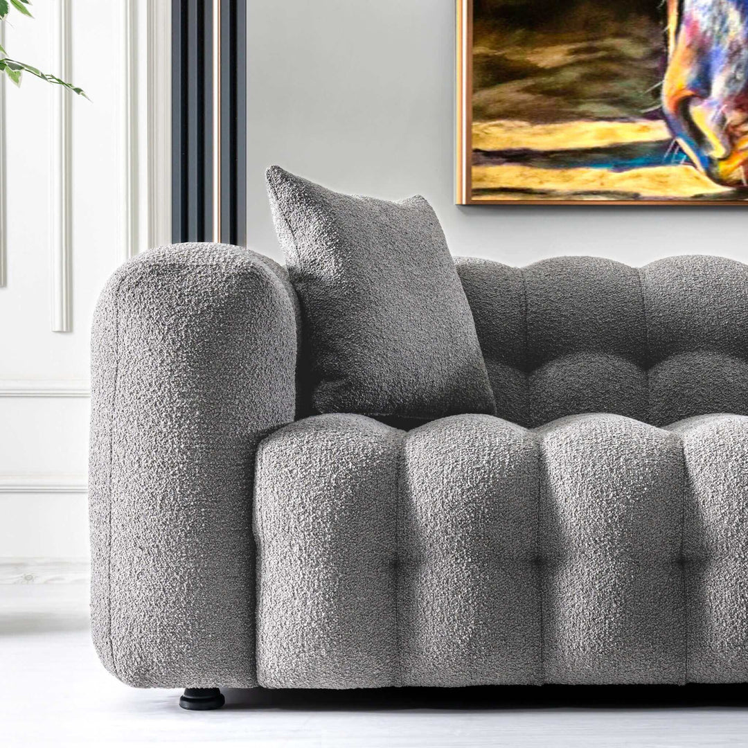 The Eden Modern Tufted Chesterfield Boucle Fabric Sofa Era and Style Inspired Home Décor 3