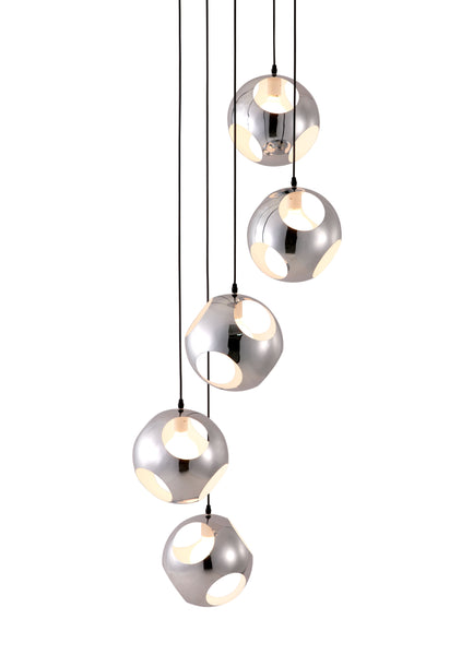 The Meteor Shower Ceiling Lamp Chrome  Era and Style Inspired Home Decor 1