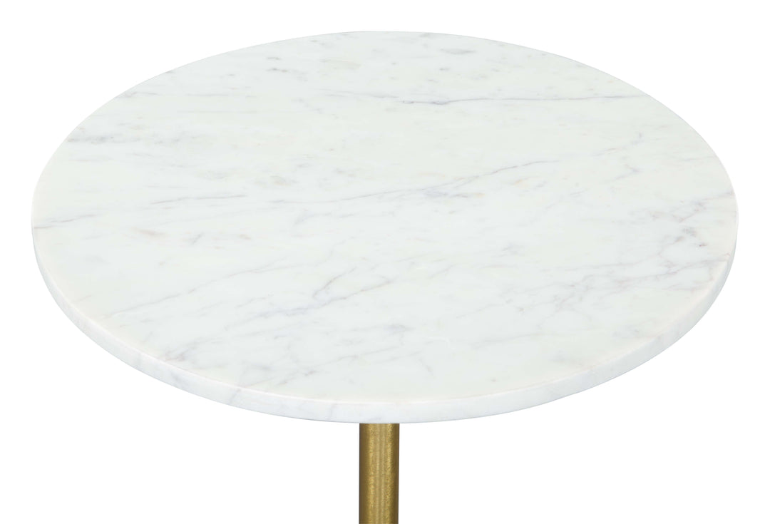 The Cynthia Side Table White & Gold  Era and Style Inspired Home Decor 1