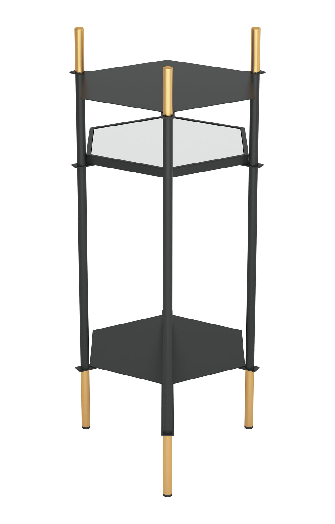 The William Side Table Black & Gold  Era and Style Inspired Home Decor 1