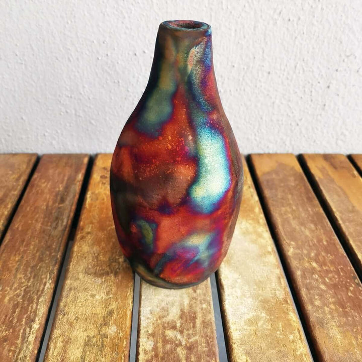 Natsu Ceramic Raku Pottery Vase by RAAQUU