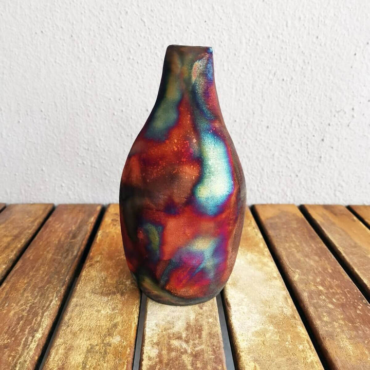 Natsu Ceramic Raku Pottery Vase by RAAQUU