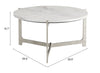 The Barmas Coffee Table White & Silver  Era and Style Inspired Home Decor 1