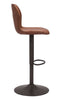 The Vital Barstool Vintage Brown & Dark Bronze  Era and Style Inspired Home Decor 1